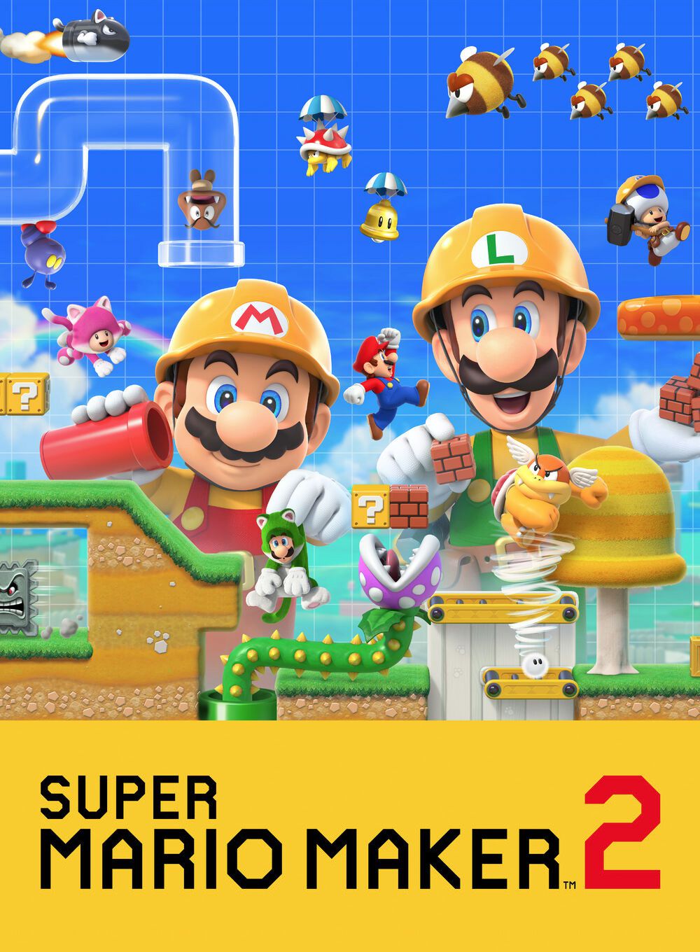 jaquette du jeu vidéo Super Mario Maker 2