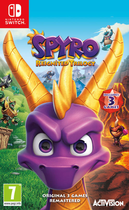 jaquette du jeu vidéo Spyro Reignited Trilogy