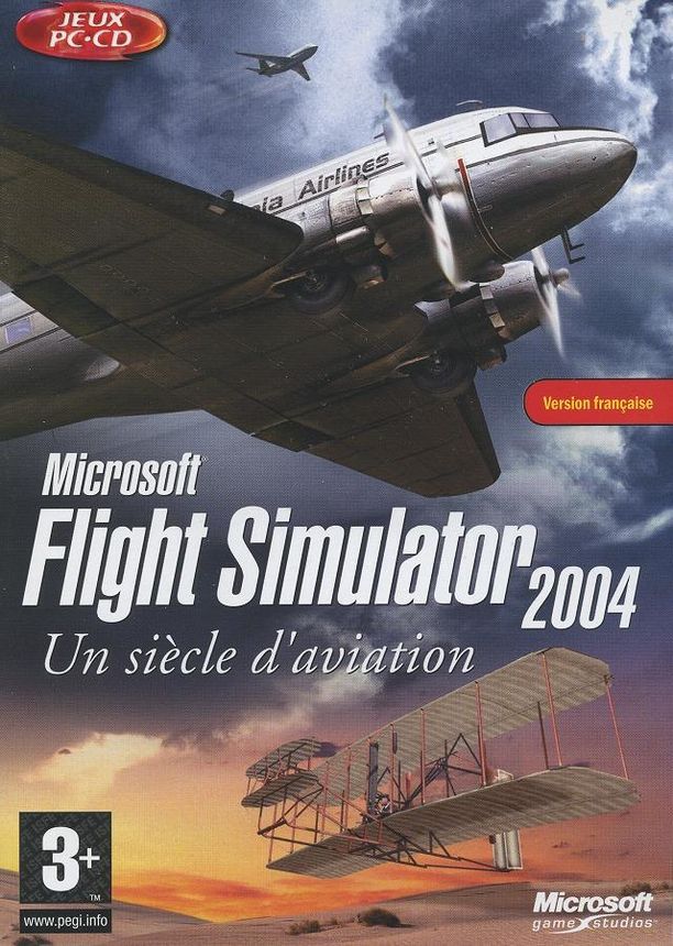 jaquette du jeu vidéo Microsoft Flight Simulator 2004 : Un siècle d'aviation