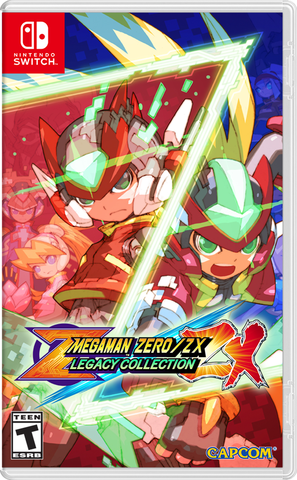 jaquette du jeu vidéo Mega Man Zero/ZX Legacy Collection