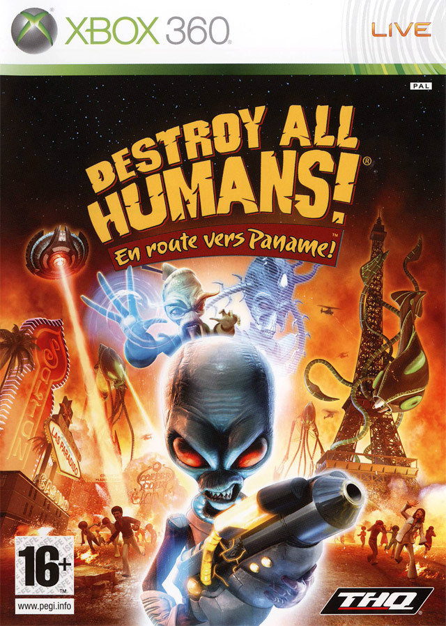 jaquette du jeu vidéo Destroy All Humans ! En Route Vers Paname !