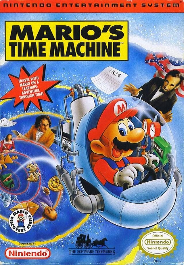 jaquette du jeu vidéo Mario et la Machine à remonter le temps