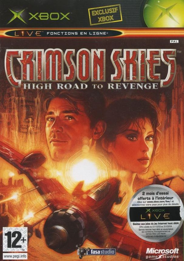 jaquette du jeu vidéo Crimson Skies : High Road to Revenge