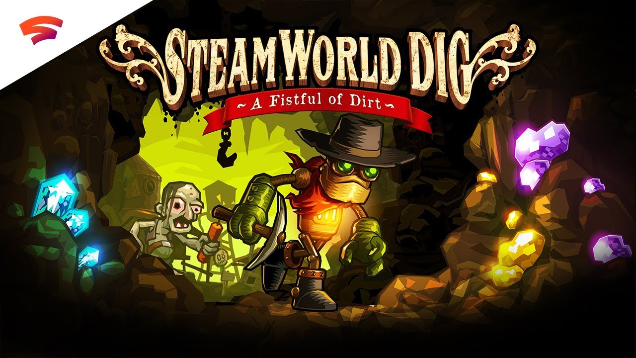 jaquette du jeu vidéo SteamWorld Dig: A Fistful of Dirt
