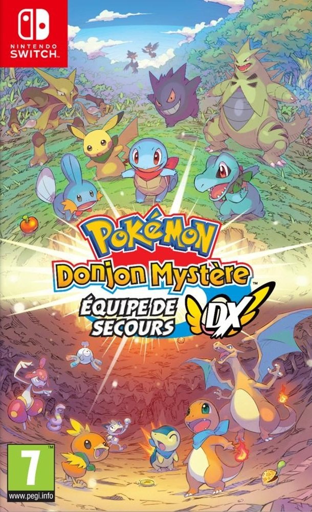 jaquette du jeu vidéo Pokémon Donjon Mystère : Équipe de Secours DX