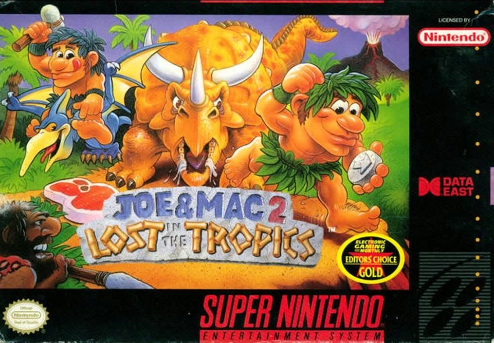 jaquette du jeu vidéo Joe & Mac 3 : Lost in the Tropics