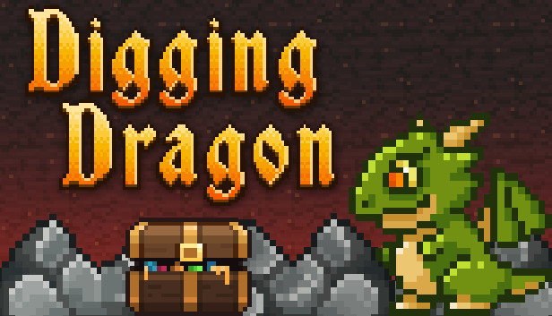 jaquette du jeu vidéo Digging Dragon - Treasure Dungeons