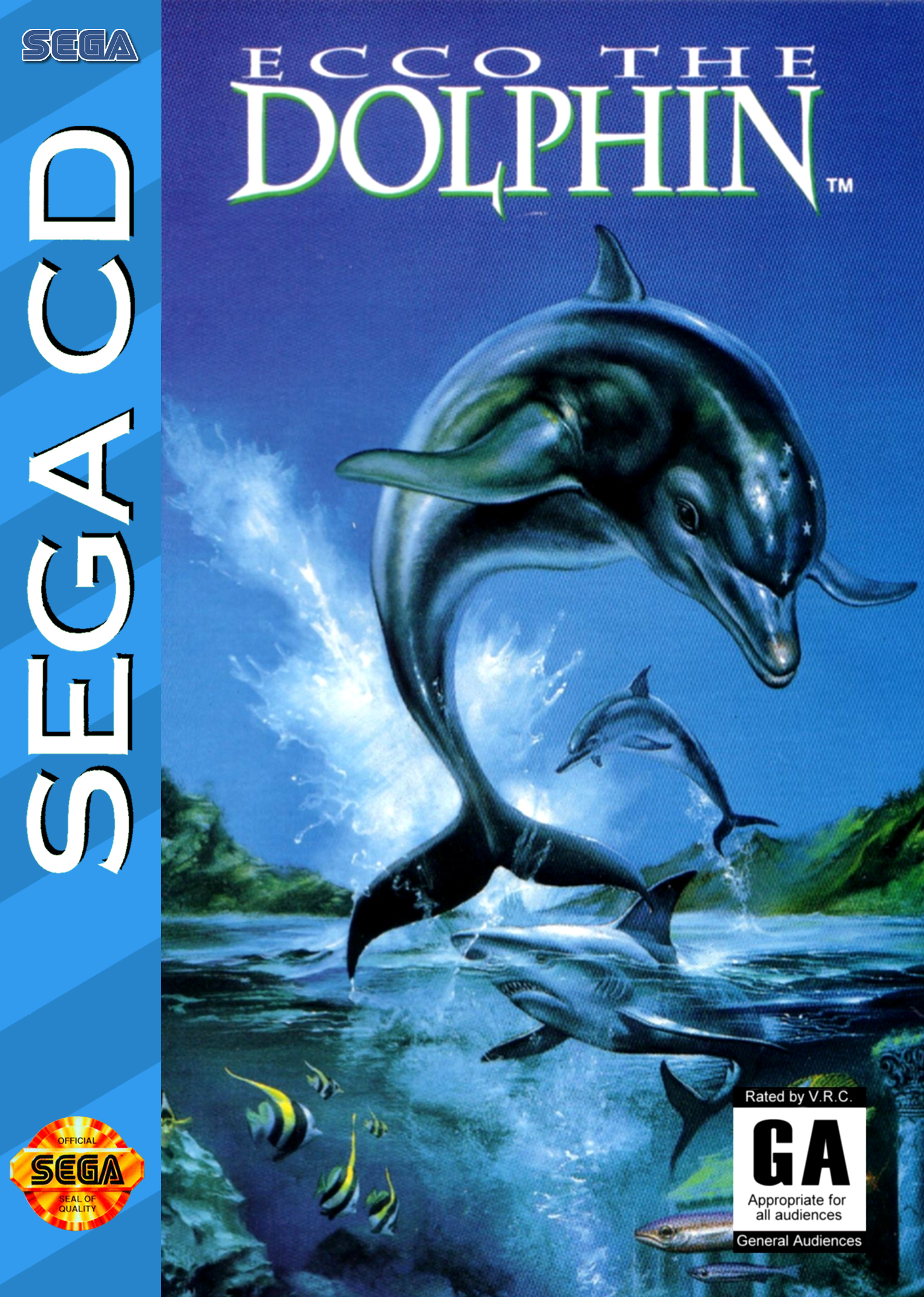 jaquette du jeu vidéo Ecco the Dolphin