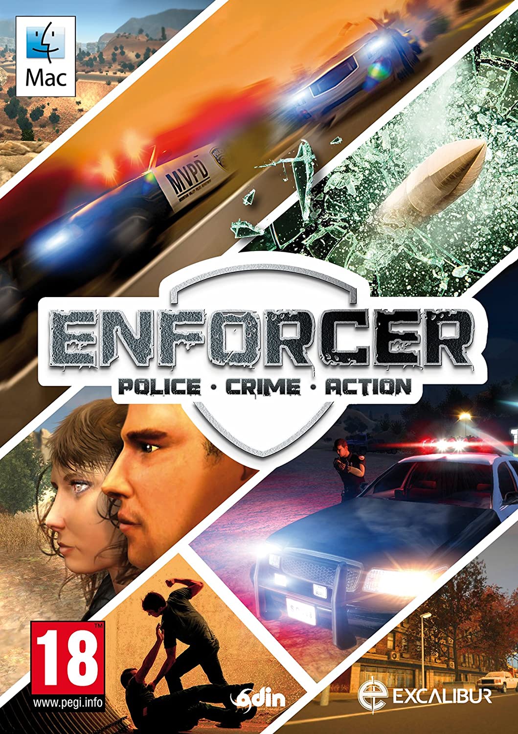 jaquette du jeu vidéo Enforcer Police Crime Action