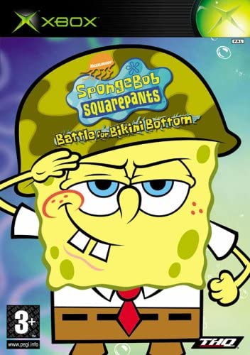 jaquette du jeu vidéo Bob l'Eponge : Bataille pour Bikini Bottom