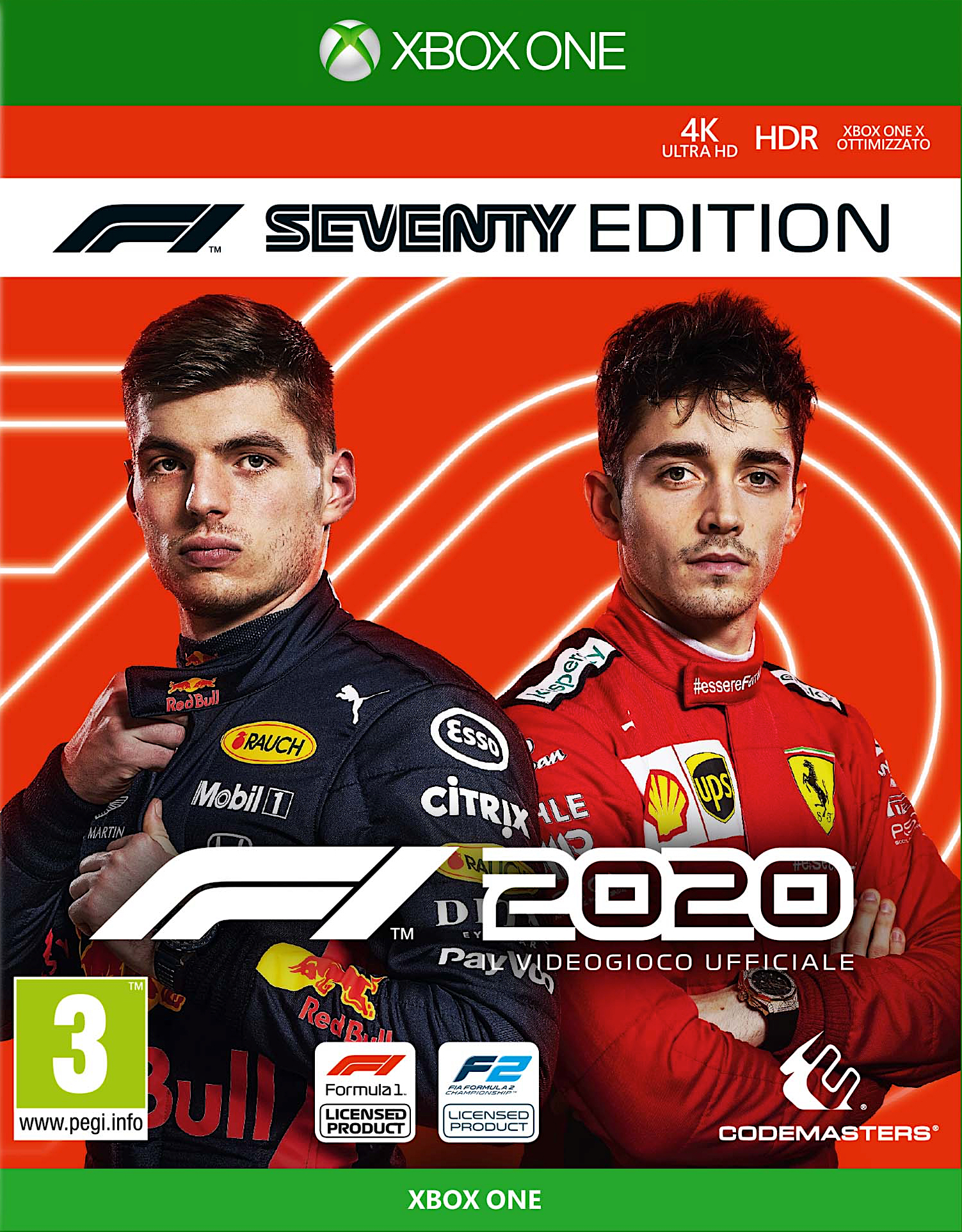 jaquette du jeu vidéo F1 2020