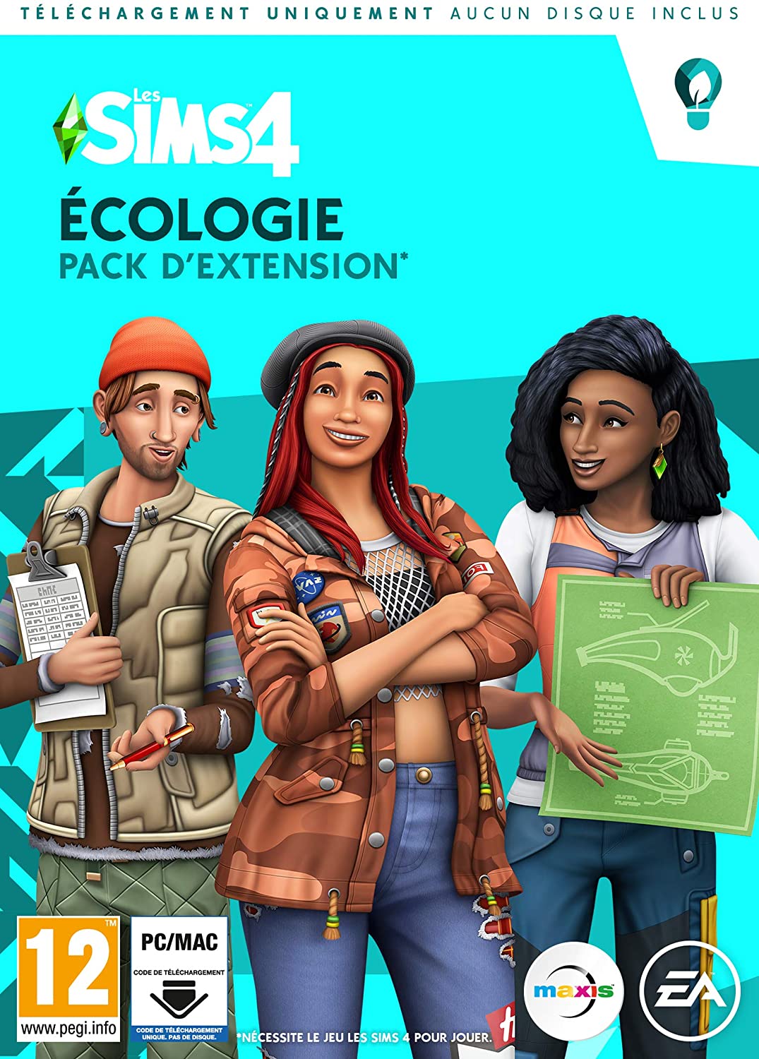 jaquette du jeu vidéo Les Sims 4 : Écologie