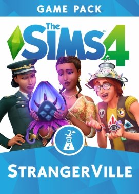 jaquette du jeu vidéo Les Sims 4 : Strangerville