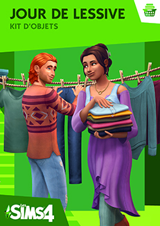 jaquette du jeu vidéo Les Sims 4 : Kit d'Objets Jour De Lessive