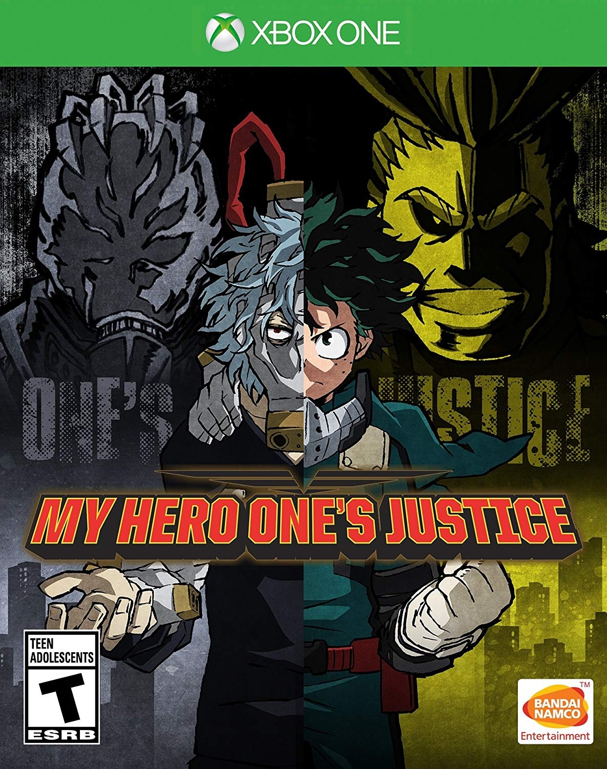 jaquette du jeu vidéo My Hero Academia : One's Justice
