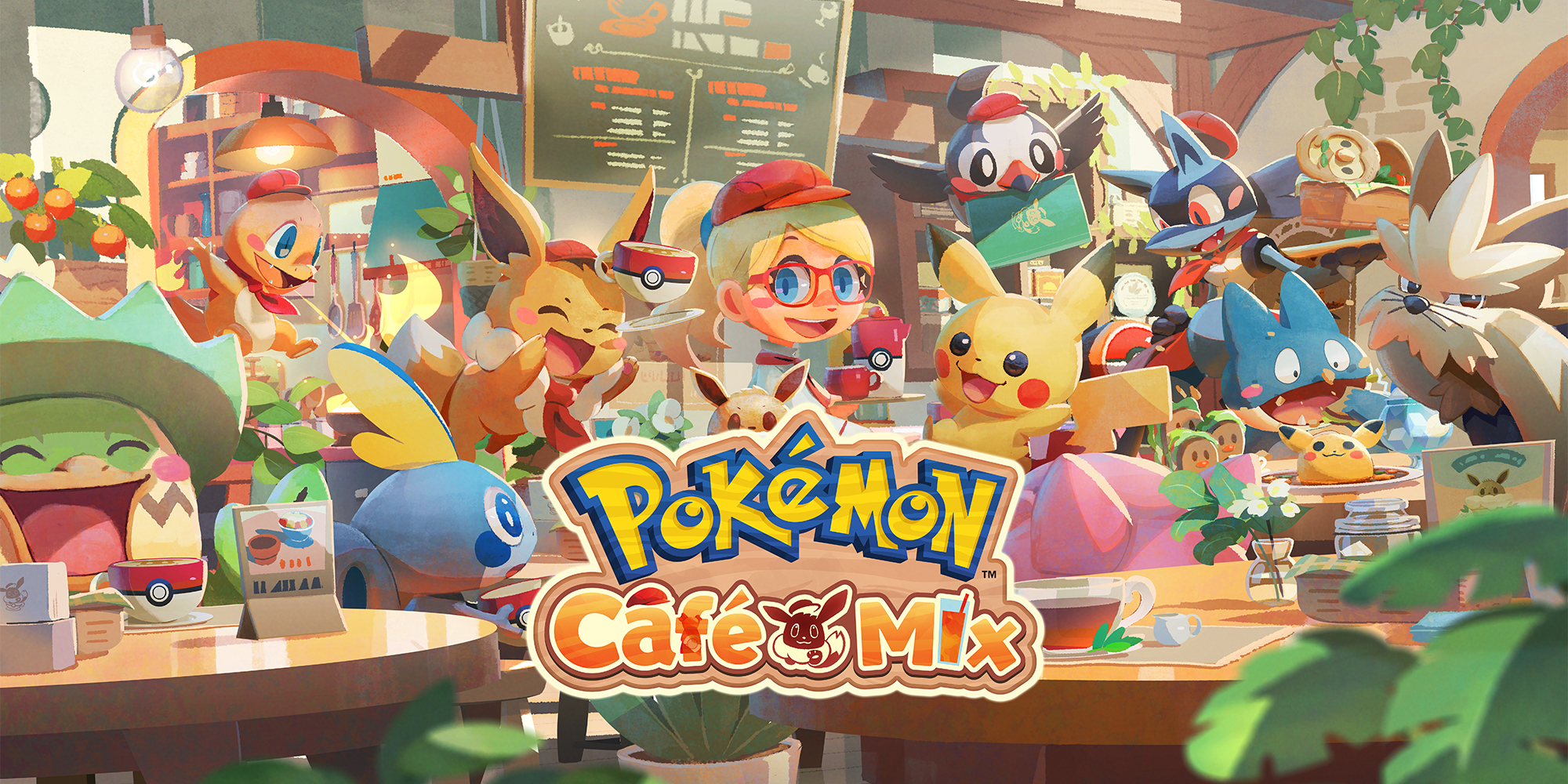 jaquette du jeu vidéo Pokémon Café Mix