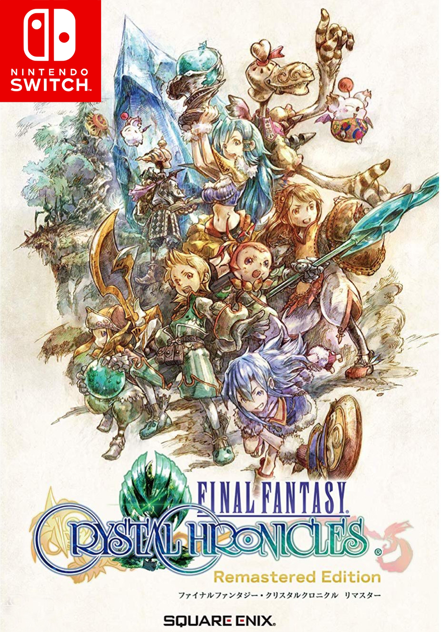 jaquette du jeu vidéo Final Fantasy : Crystal Chronicles Remastered Edition