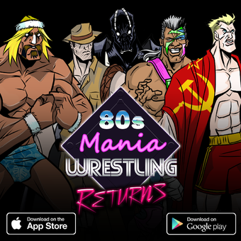 jaquette du jeu vidéo 80s Mania Wrestling Returns