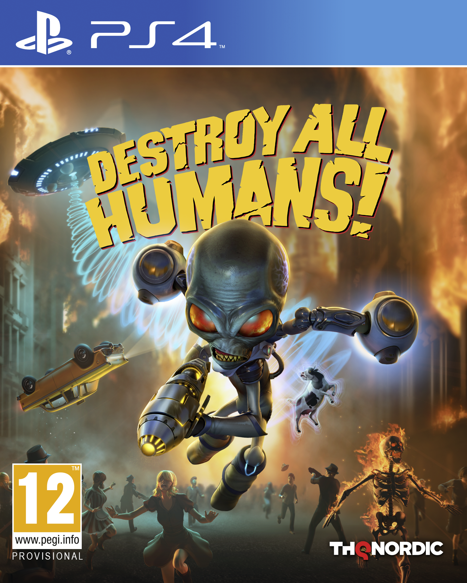 jaquette du jeu vidéo Destroy All Humans !