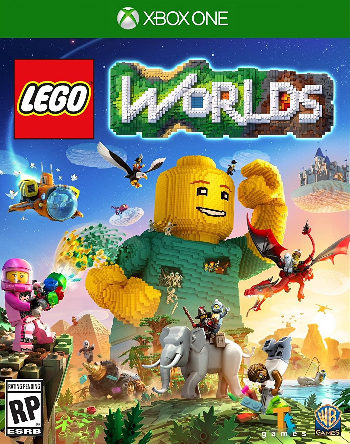 jaquette du jeu vidéo Lego Worlds