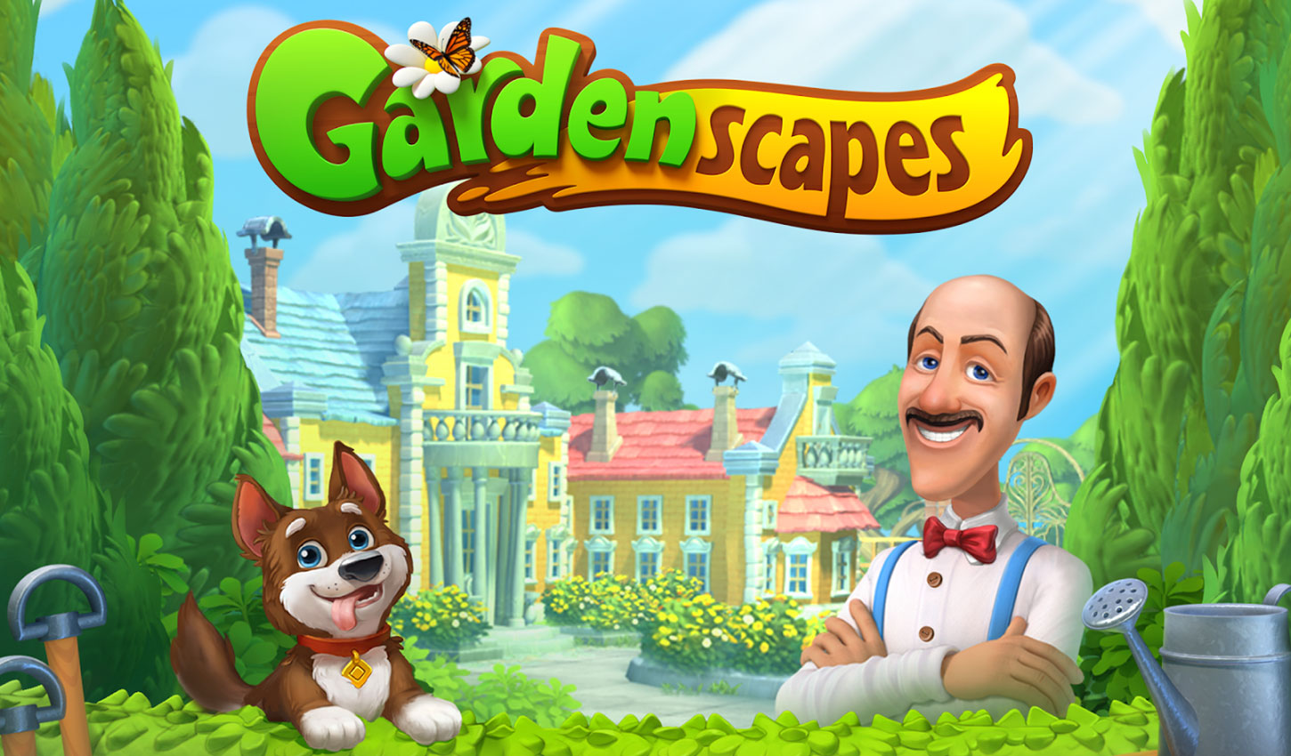 jaquette du jeu vidéo Gardenscapes