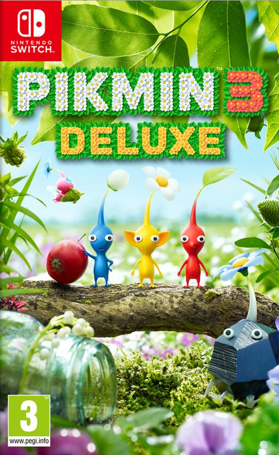 jaquette du jeu vidéo Pikmin 3 Deluxe