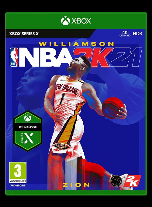 jaquette du jeu vidéo NBA 2K21