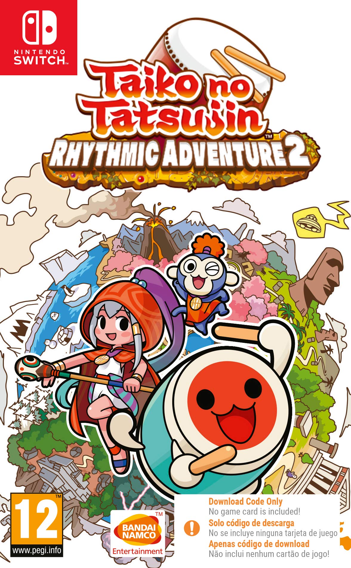 jaquette du jeu vidéo Taiko no Tatsujin: Rhythmic Adventure Pack