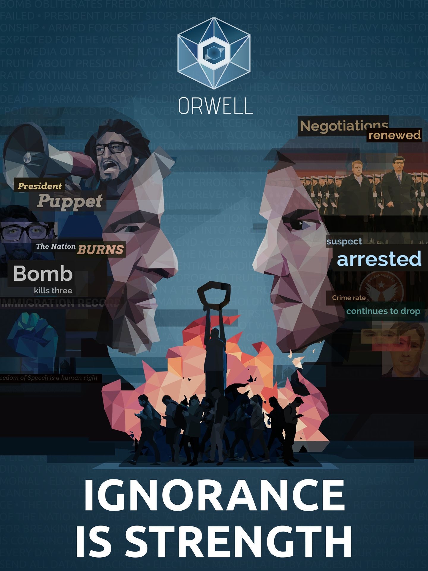 jaquette du jeu vidéo Orwell: Ignorance is Strength