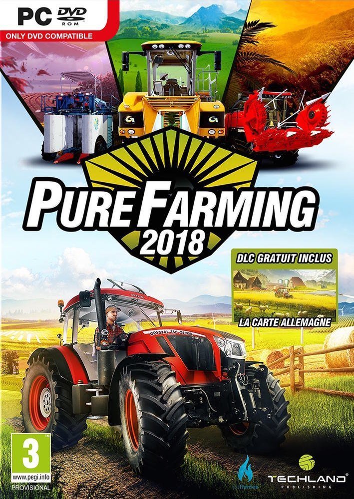 jaquette du jeu vidéo Pure Farming 2018