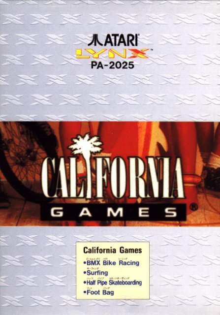 jaquette du jeu vidéo California Games