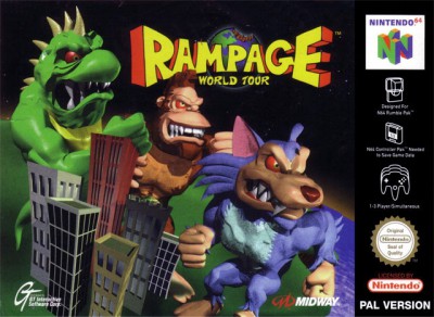 jaquette du jeu vidéo Rampage World Tour