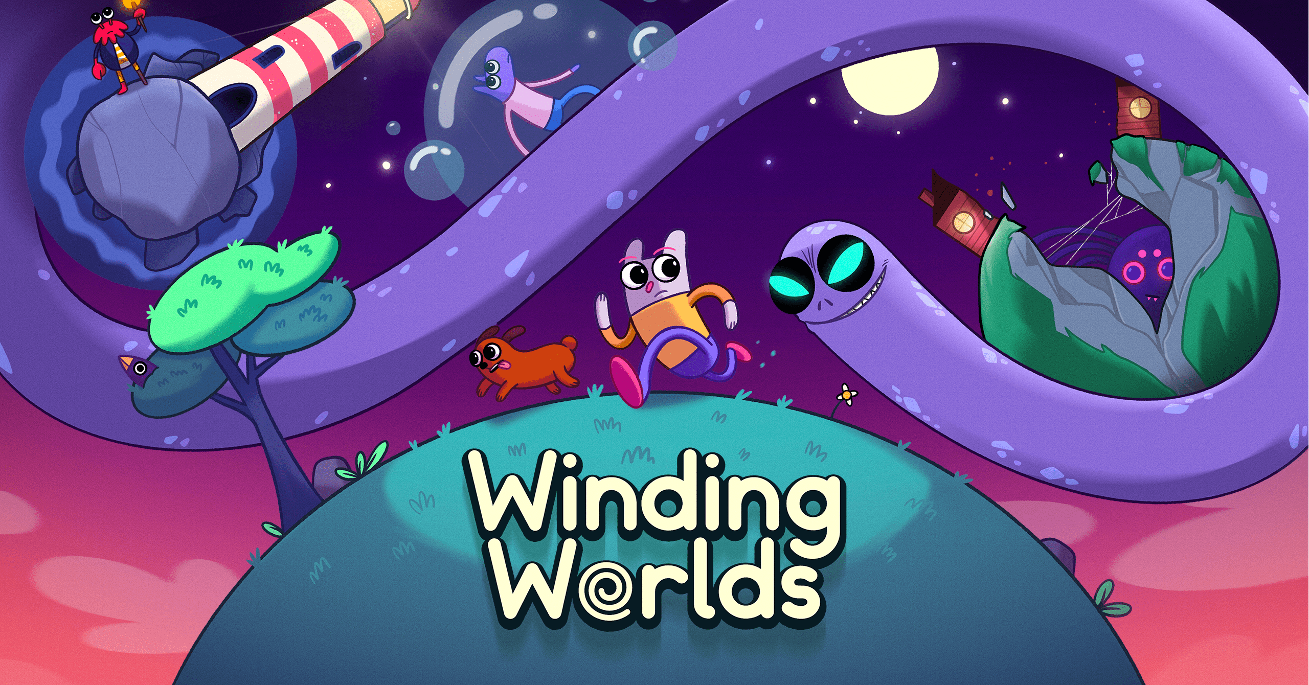 jaquette du jeu vidéo Winding Worlds