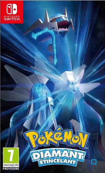 jaquette du jeu vidéo Pokémon Diamant Étincelant
