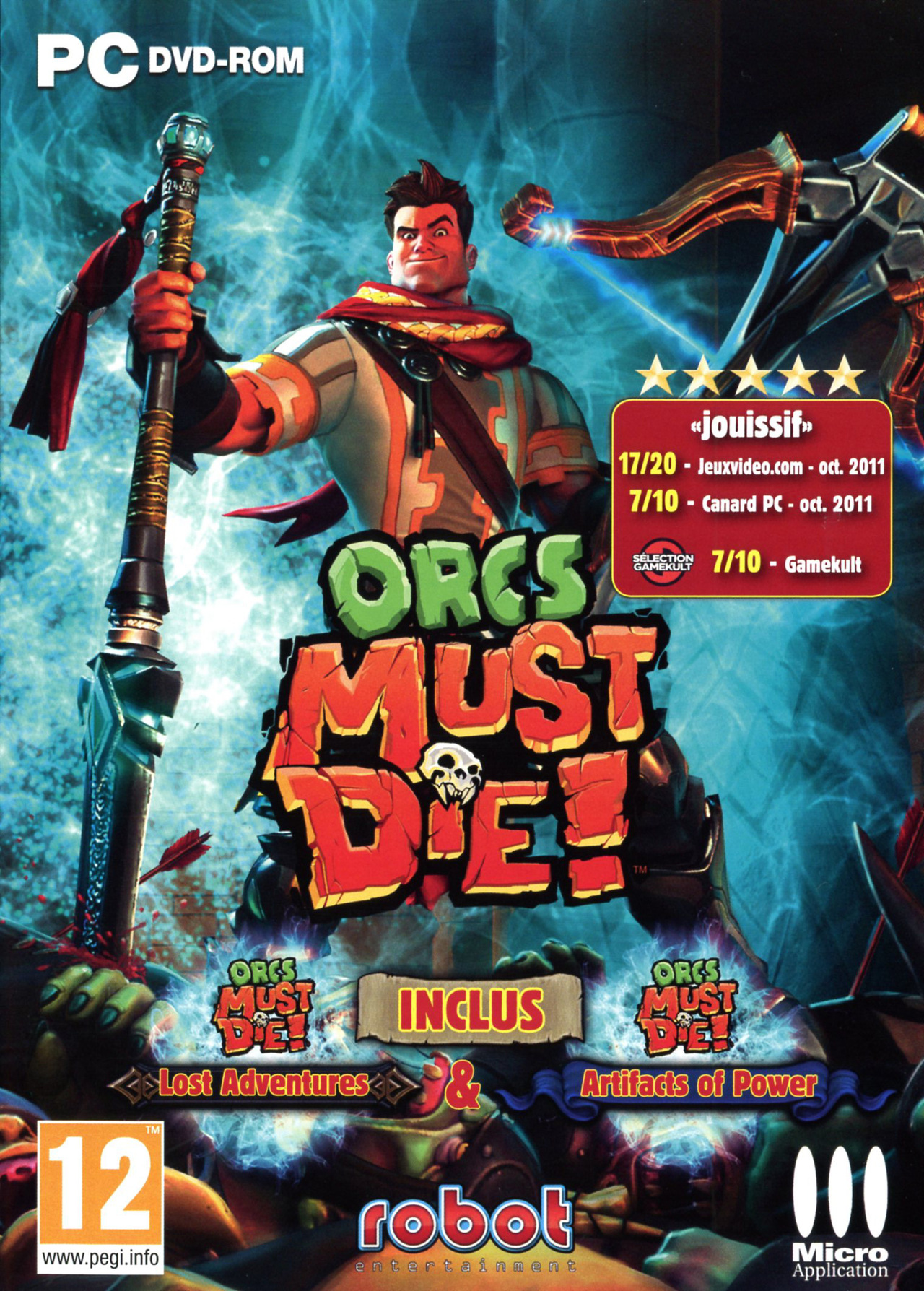 jaquette du jeu vidéo Orcs Must Die!