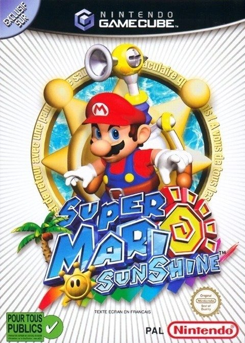 jaquette du jeu vidéo Super Mario Sunshine