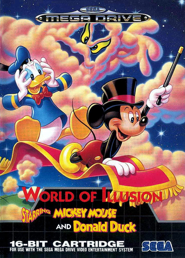 jaquette du jeu vidéo World of Illusion Starring Mickey Mouse & Donald Duck