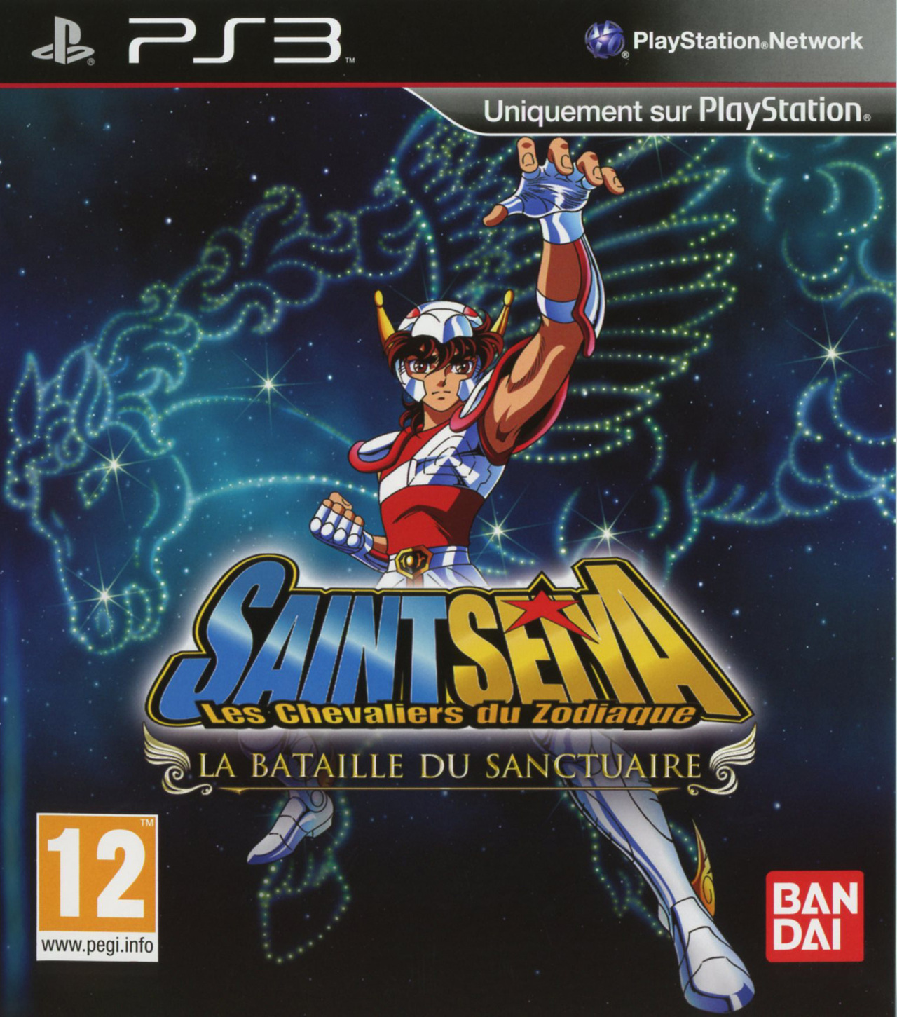 jaquette du jeu vidéo Saint Seiya : Les Chevaliers du Zodiaque : La Bataille du Sanctuaire