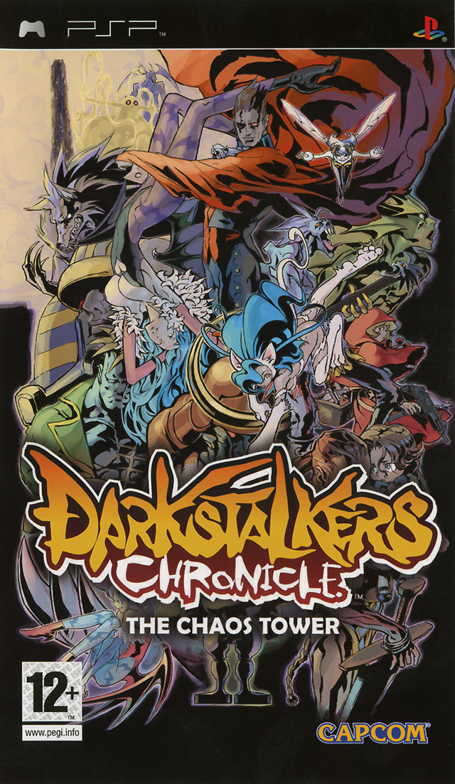 jaquette du jeu vidéo Darkstalkers Chronicles : The Tower of Chaos