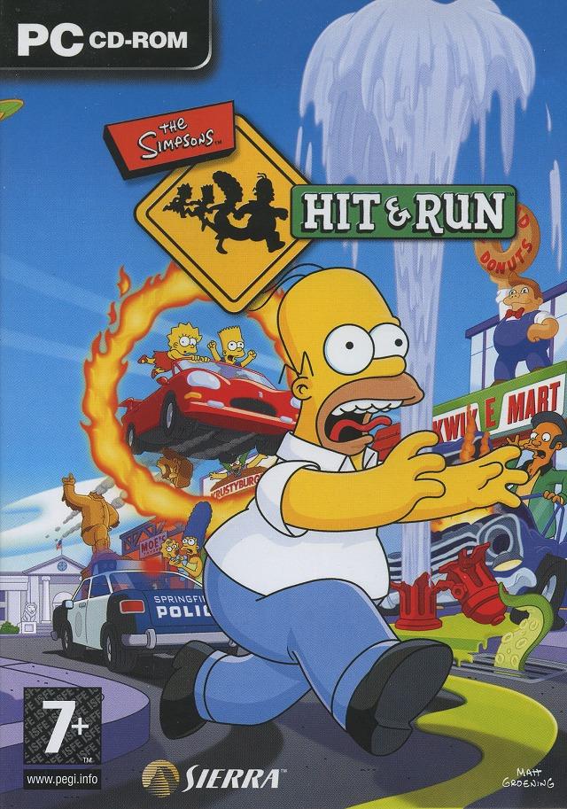 jaquette du jeu vidéo The Simpsons: Hit & Run