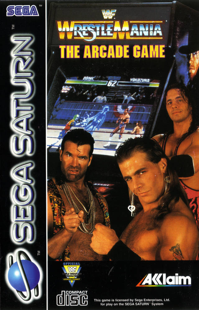 jaquette du jeu vidéo WWF Wrestlemania : The Arcade Game