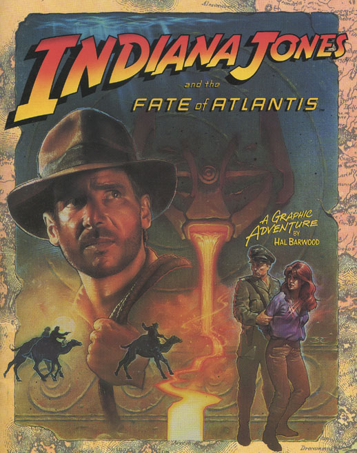 jaquette du jeu vidéo Indiana Jones et le Mystère de l'Atlantide