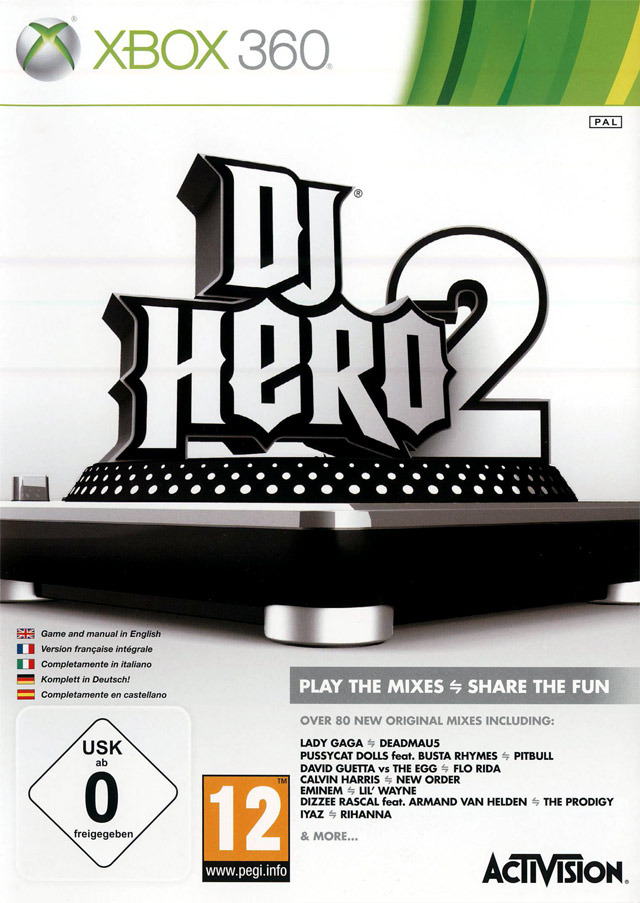 jaquette du jeu vidéo DJ Hero 2