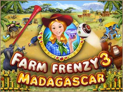 jaquette du jeu vidéo Farm Frenzy 3 : Madagascar