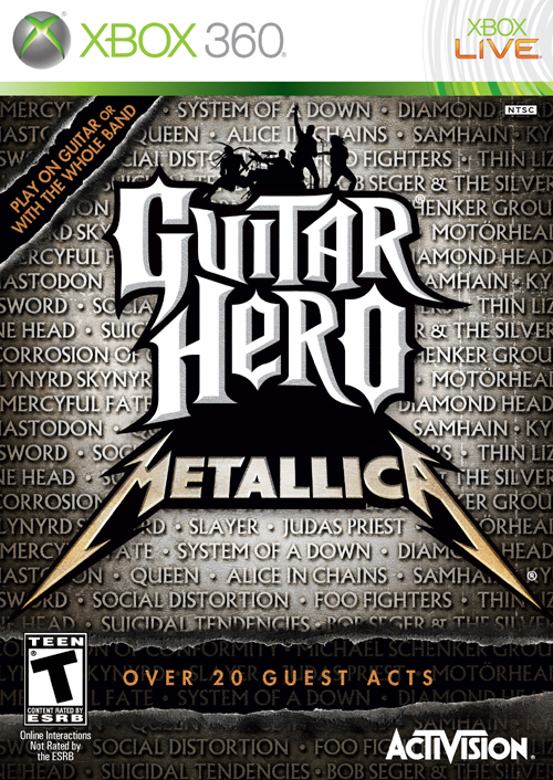 jaquette du jeu vidéo Guitar Hero: Metallica