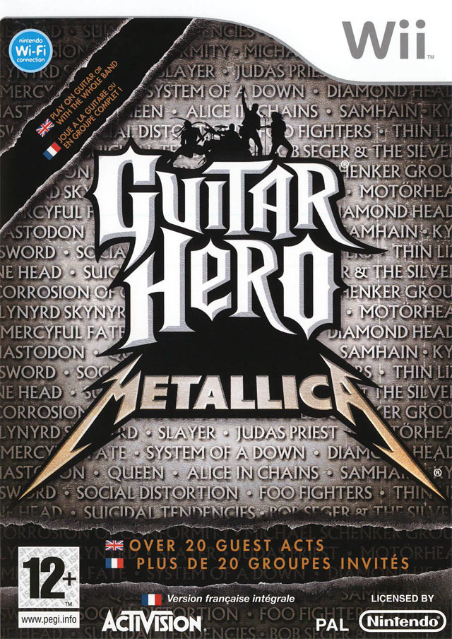 jaquette du jeu vidéo Guitar Hero: Metallica