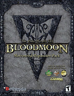 jaquette du jeu vidéo The Elder Scrolls III : Bloodmoon