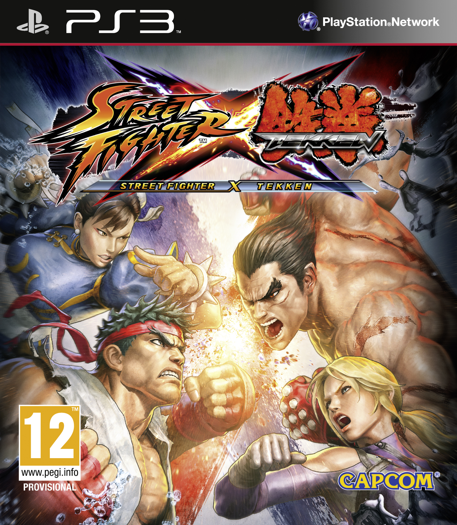 jaquette du jeu vidéo Street Fighter X Tekken