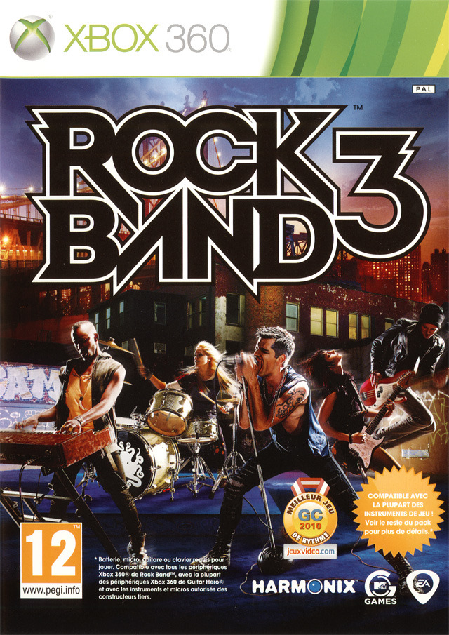 jaquette du jeu vidéo Rock Band 3