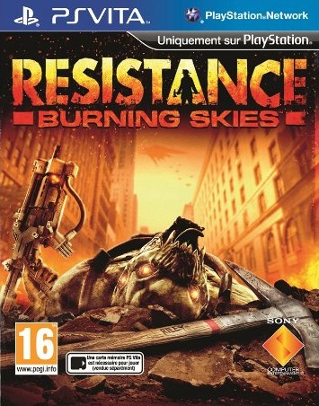 jaquette du jeu vidéo Resistance: Burning Skies